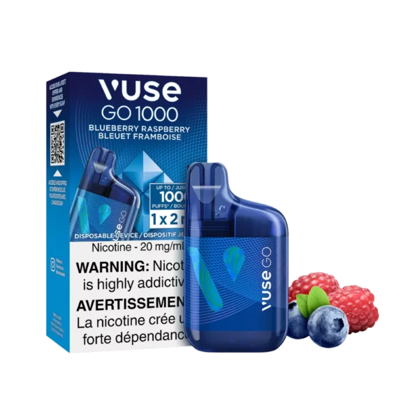 Blackcurrant Ice Vuse Go 1000 Box Disposable Vape - Image 2