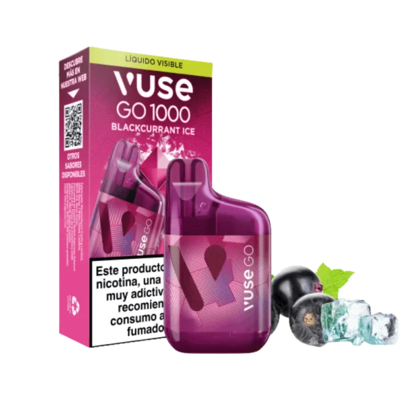 Blackcurrant Ice Vuse Go 1000 Box Disposable Vape