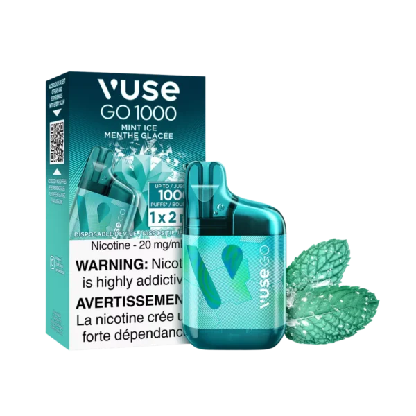 Blackcurrant Ice Vuse Go 1000 Box Disposable Vape - Image 5