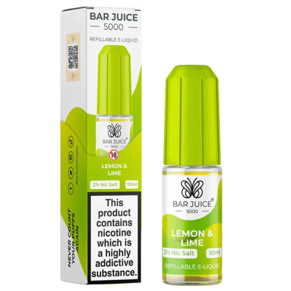 Bar Juice 5000 – Lemon & Lime (10ml Nic Salt)