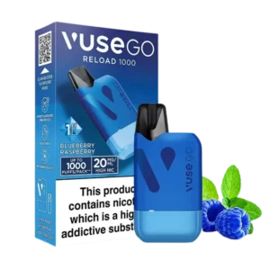 Vuse Go Reload 1000 – Blueberry Raspberry (20mg)